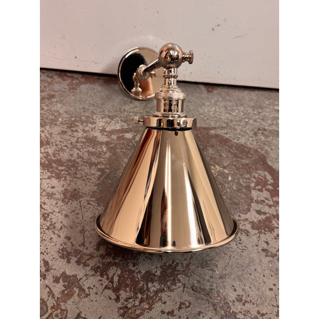 Restoration Hardware 20th C. Library Single Sconce For Sale - Image 10 of 11