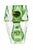 Glass Vintage Perrier Bottle Lucite Paperweight Desk Display Decor For Sale - Image 7 of 14