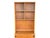 Wood 1960s Scandinavian Danish Modern Teak Bookcase With Sliding Door Cabinet For Sale - Image 7 of 12