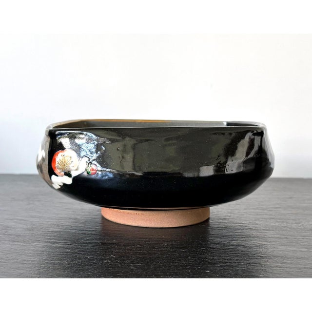 Ceramic Rare Published Japanese Ceramic Bowl Makuzu Kozan with Original Inscribed Box - 2 Pieces For Sale - Image 7 of 12