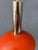 Small Space Age Red and Chrome Pendant Lamp For Sale - Image 9 of 11