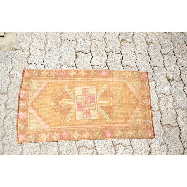 1960s Vintage Wool Rug For Sale - Image 6 of 6