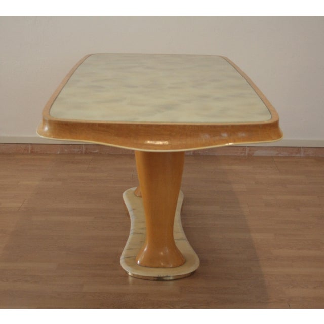 Mid-Century Modern Table in Walnut by Vittorio Dassi, 1950s For Sale - Image 18 of 18