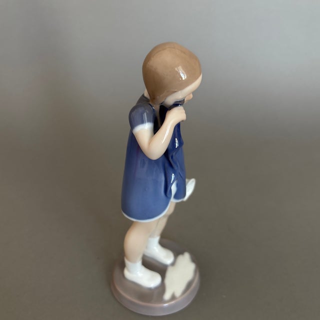 1950s 1950s Bing &Grondahl Girl Crying Over Spilled Milk For Sale - Image 5 of 12
