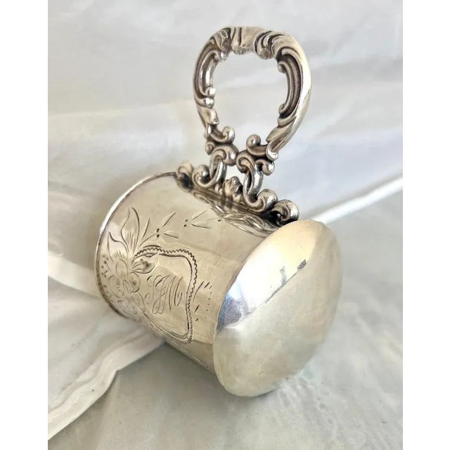 Victorian Victorian Style Retractable Razor Strap Enclosed in Silver For Sale - Image 3 of 12