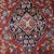 Traditional Antique Kashan Traditional Red and Navy Blue Wool Persian Rug For Sale - Image 3 of 6