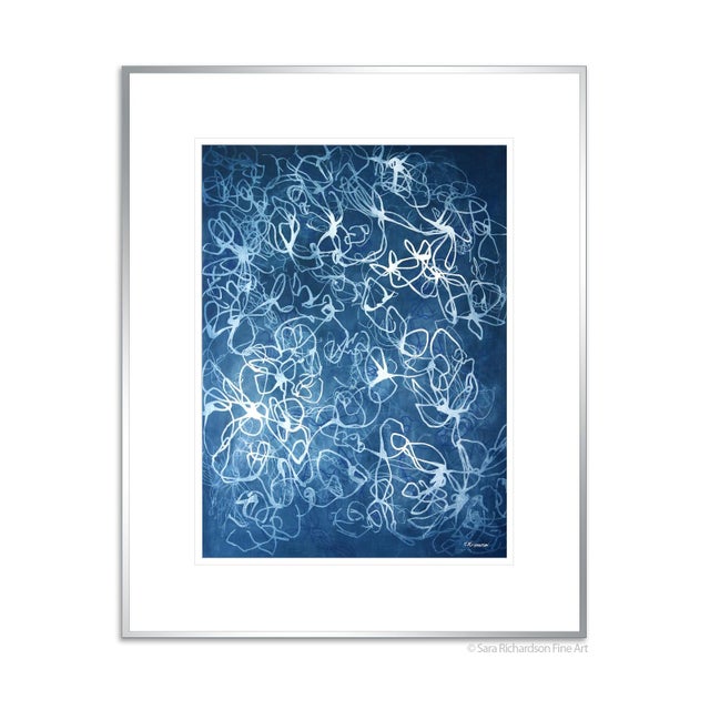 Blue Chiffon No. 1 is an original acrylic painting on paper by contemporary artist Sara Richardson. The work is part of...