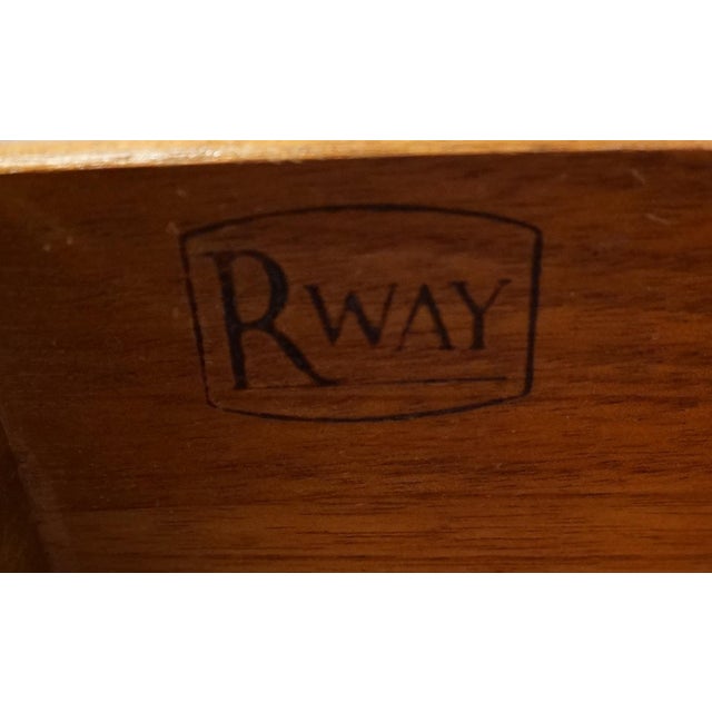 Brown Rway Furniture MCM Mid Century Modern 38" Chest of Drawers For Sale - Image 8 of 14