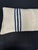 Turkish Hemp Pillow Cushion Natural Beige Blue Cushion Cover 14x45 #18043 Enhance your home decor with our Kilim Pillow...