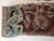 16th Century Antique Chinese Architectural Carving - Ming Dynasty Era - "Romance of the Three Kingdoms" - Double-Sided Polychrome Lintel For Sale - Image 5 of 18
