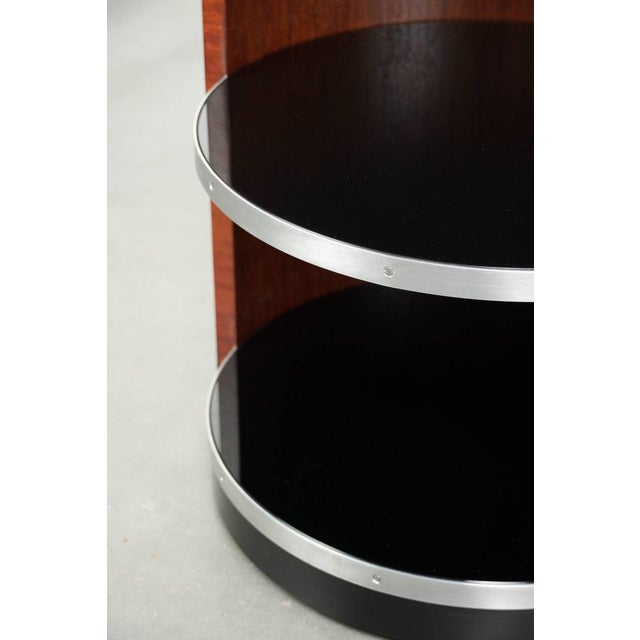 Side Table with Black Glass Tops from Schuitema For Sale - Image 9 of 10
