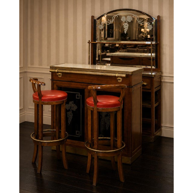 Bar Set from Roche Bobois, 1980s, Set of 4 For Sale - Image 9 of 11