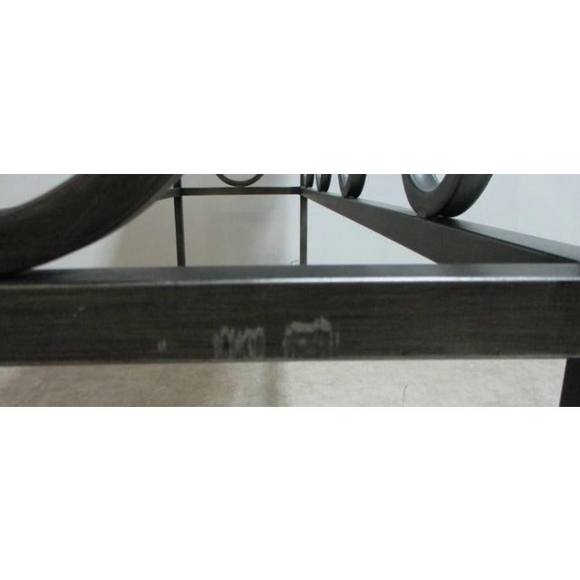 Black 1990s Universal Furniture New Bohemian Wildflower Console Sofa Table For Sale - Image 8 of 12