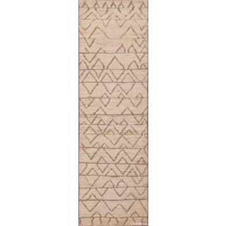 Nazmiyal Collection Geometric Tribal Modern Runner Rug For Sale