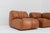 Vintage Modular Sofa in Cognac Leather, Italy, 1970s, Set of 4 For Sale - Image 6 of 9