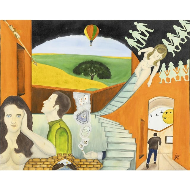 Santos, Nude Saints, 2000, Oil Painting on Canvas For Sale - Image 8 of 8