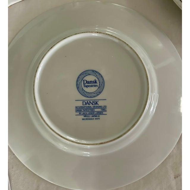 Delicate Pink Japanese Floral Themed Decorative Wall Plate Curation-Set of 11 For Sale - Image 10 of 12