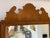 Wood Antique Chippendale Style Bird’s-Eye Maple Wall Mirror For Sale - Image 7 of 7