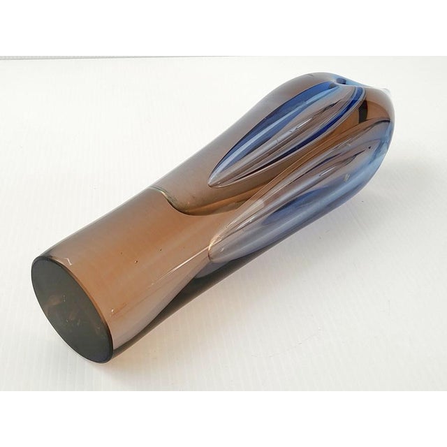 Vintage Italian Murano Glass Shell Vase, 1960s For Sale - Image 4 of 8