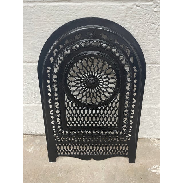 Late 19th Century 19th Century Complete 24" Antique Cast Iron Fireplace – Ornate Victorian Set From New Orleans For Sale - Image 5 of 15