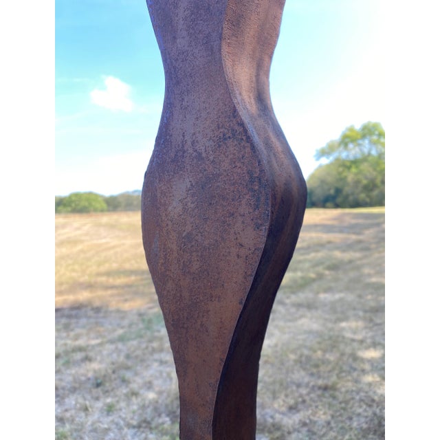 Welded Steel Sculptures (After Serra), a Pair For Sale - Image 17 of 18