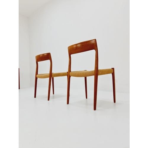 Vintage Danish Teak Model 77 Dining Chair by Niels Otto Møller, 1960s For Sale - Image 4 of 11