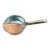 Vintage Tinned Copper Pot With Strainer & Brass Handle For Sale
