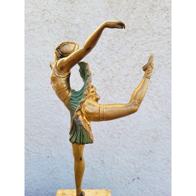 H Fournier, Ballerina Dancer, 1920s, Bronze For Sale - Image 12 of 18