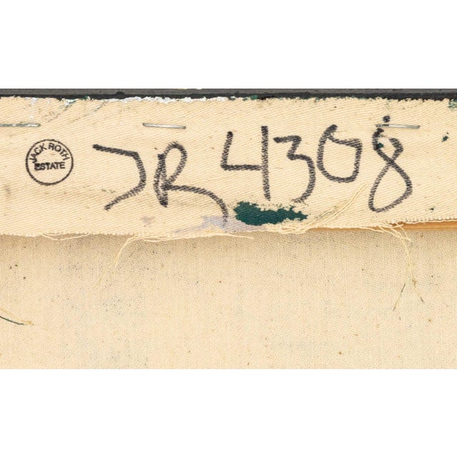 Late 20th Century Jack Roth Untitled Acrylic on Canvas For Sale - Image 5 of 5