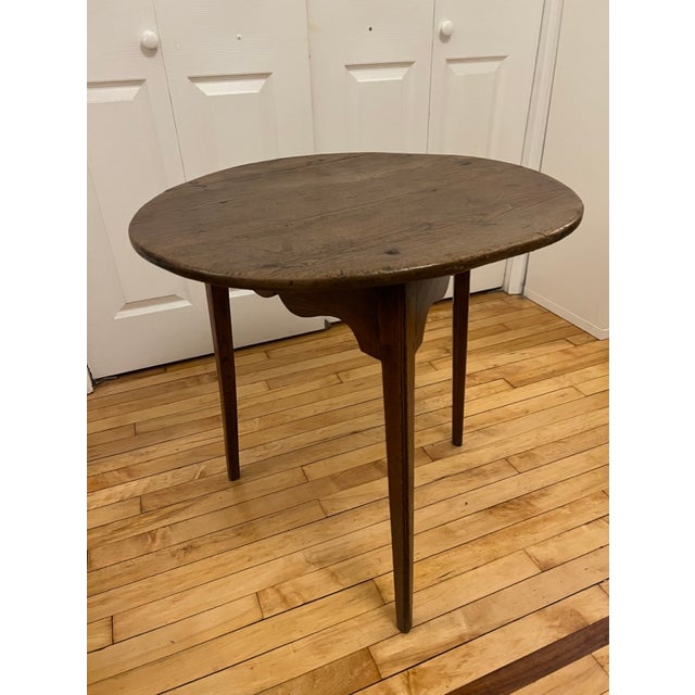 18th Century Antique English Elm Cricket Table For Sale - Image 4 of 11
