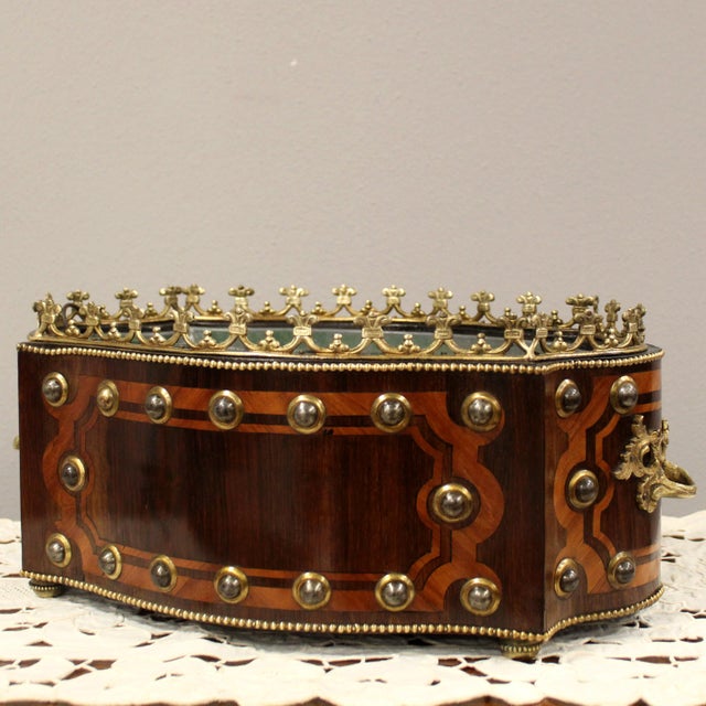 Antique Napoleon III Jardiniere, 1800s For Sale - Image 5 of 9