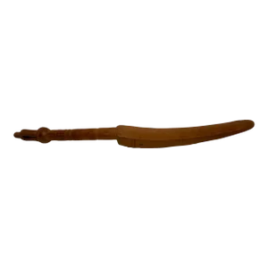 Early 20th Century Hand Carved Wooden Suriname Laundry Beater Made by Maroon People