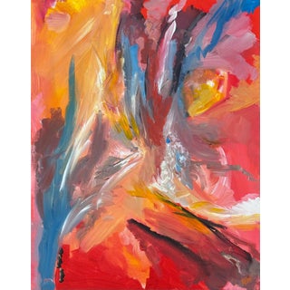 Abstract Expressionist Painting by Contemporary British Artist - Erupting Light 2025 For Sale