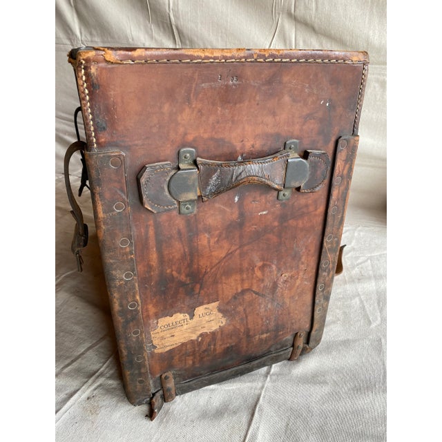 Early 20th Century Nyc East End Hotel Luggage Trunk For Sale In Buffalo - Image 6 of 12