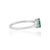 Not Yet Made - Made To Order Silvorra Sterling Silver Natural Emerald Ring With Diamond Accents, Size 7 For Sale - Image 5 of 12