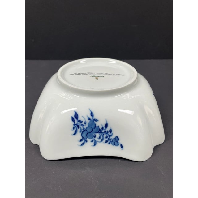 Blue Mottahedeh Diplomatic Eagle Blue & White Square Porcelain Bowl For Sale - Image 8 of 9