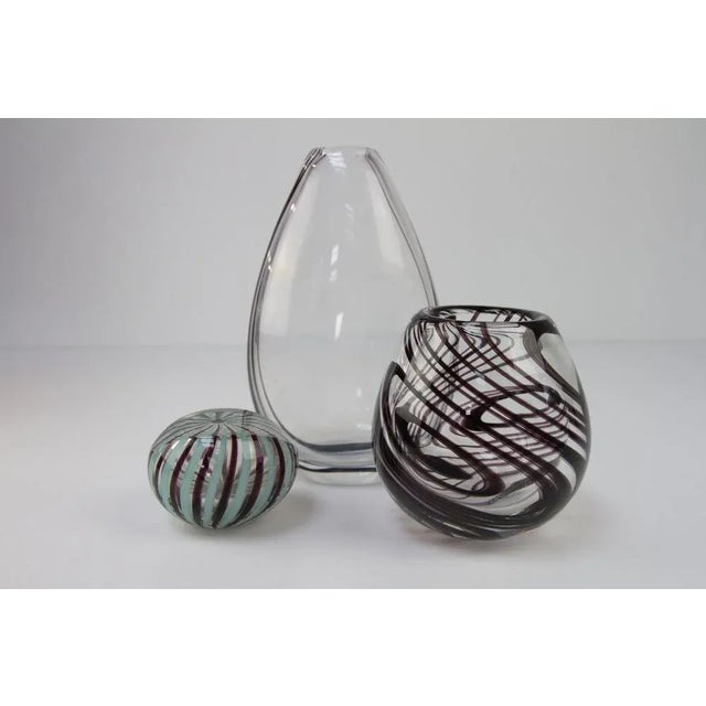Vintage Danish Teardrop Glass Vase by Holmegaard, 1970s For Sale - Image 11 of 13