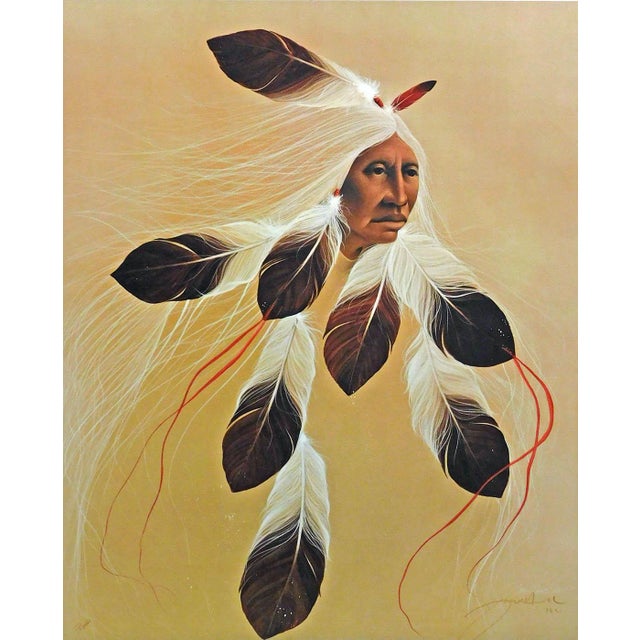 "Gentle Storm" by Frank Howell Hand Signed by the Artist Original Offset Lithograph on paper Image Size: 20"x 16" Paper...