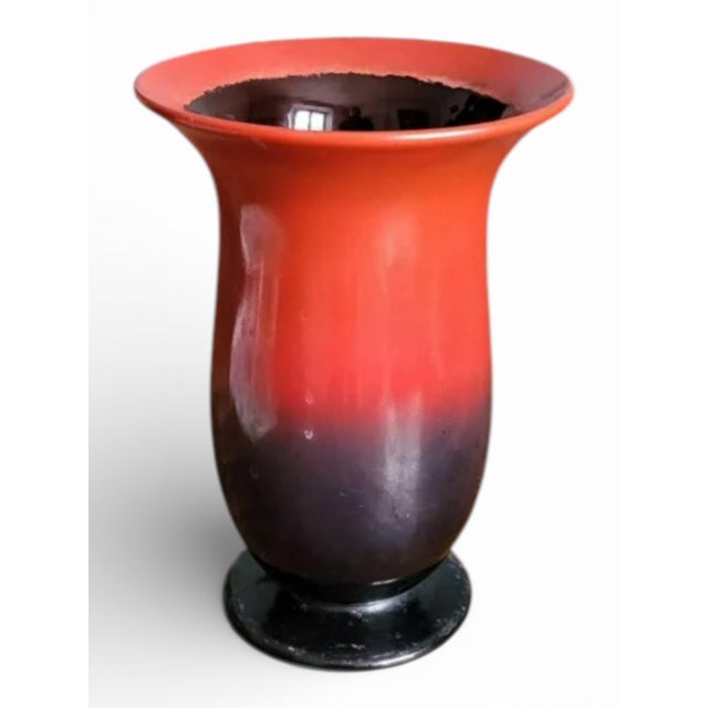 Art Deco Vase from Verrerie Saint Prex, Switzerland, 1930s For Sale - Image 4 of 10