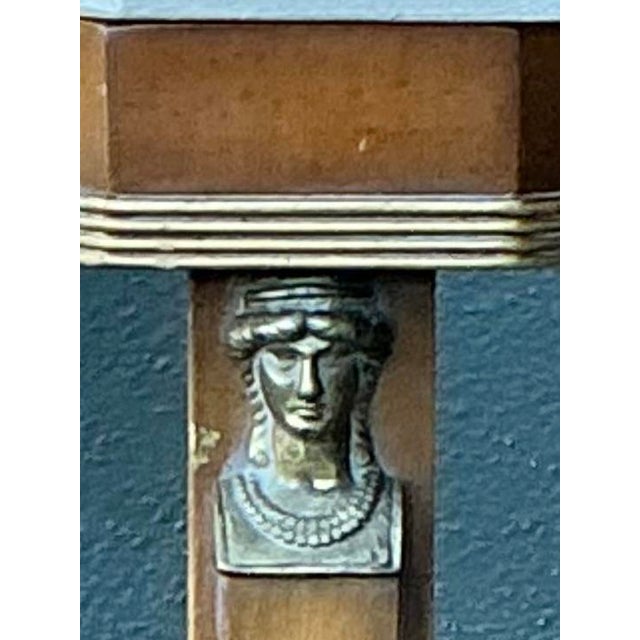 Vintage Ormolu Stone Top Pedestals - A Pair For Sale - Image 9 of 12