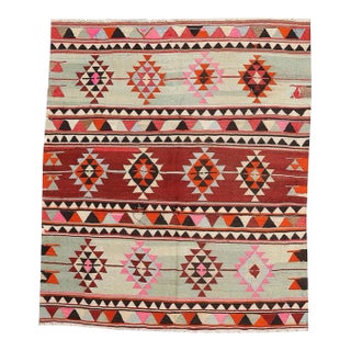 Vintage Turkish Kilim Rug For Sale
