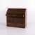 Mid 19th Century Antique Empire Oak Secretary Desk with Inlay and Brass Fittings, 1840s For Sale - Image 5 of 13