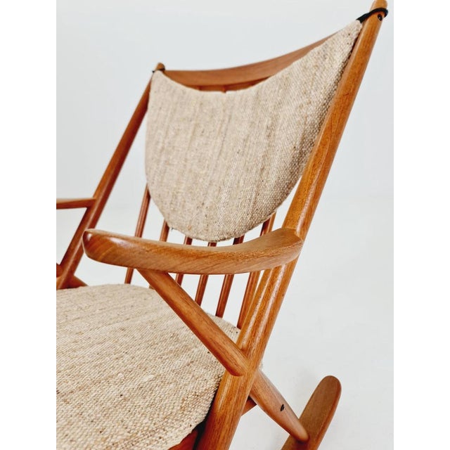 Danish Teak Rocking Chair by Frank Reenskaug for Bramin, 1960s For Sale - Image 11 of 18