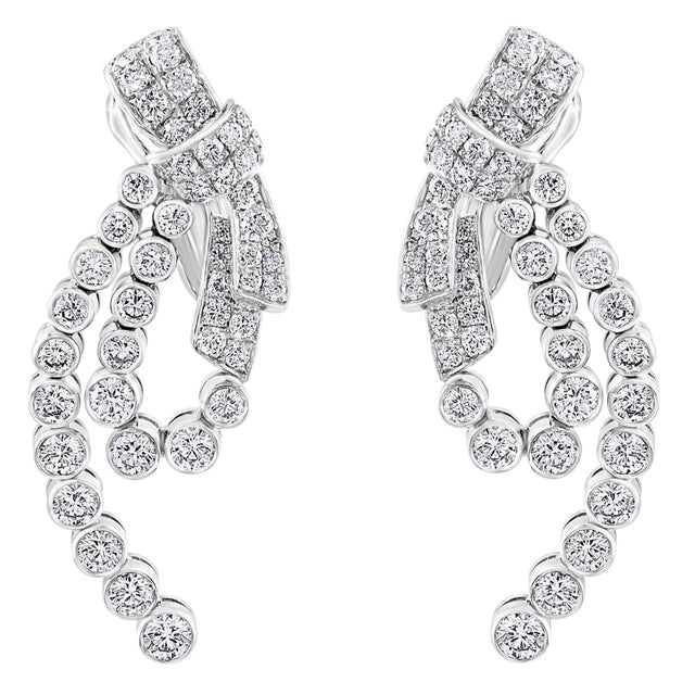 2020s Piaget Paris Diamond & South Sea Pearl Suite Necklace, Earring Watch & Ring 18k For Sale - Image 5 of 8