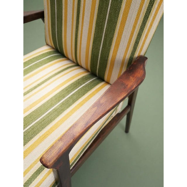 1950s Vintage Armchairs with Armrests, Italy, 1950s, Set of 2 For Sale - Image 5 of 11