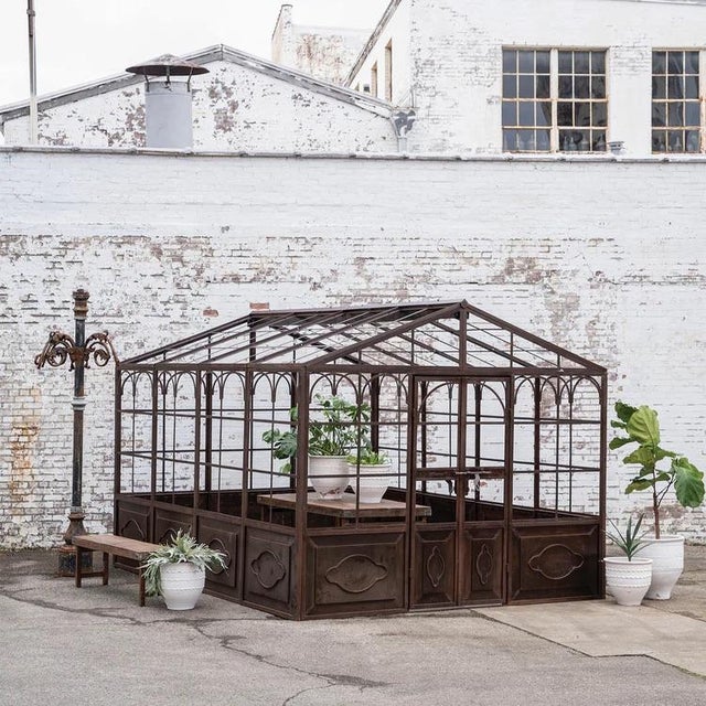 New special order item. Not vintage. Create an enchanted garden or event space with our welded, cast-iron Orangerie. This...