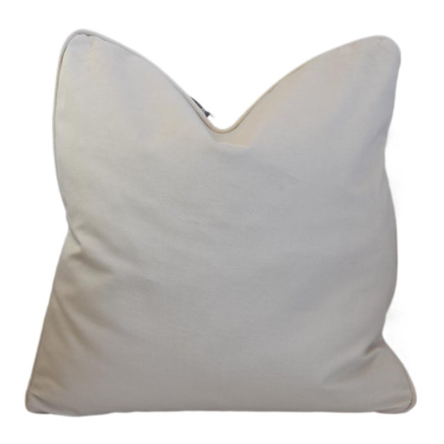 Holland & Sherry Geometric Modern Feather/Down Pillow For Sale In Los Angeles - Image 6 of 7