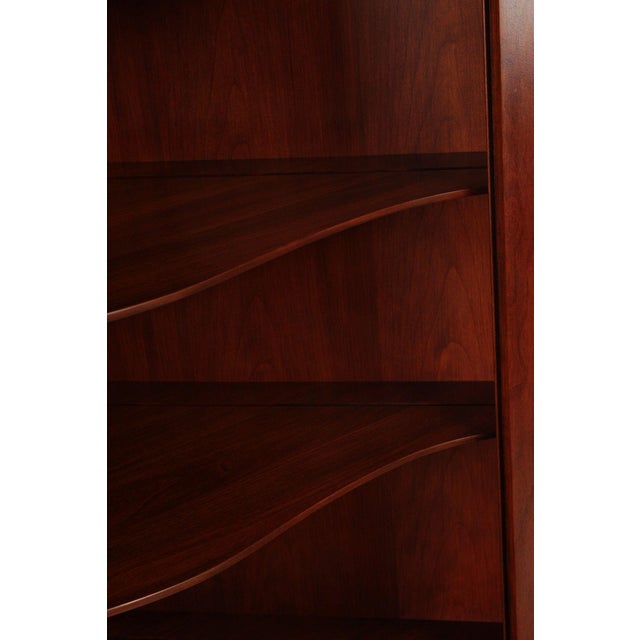 Wood Henkel Harris Traditional Cherry Corner Cupboard For Sale - Image 7 of 18