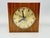 Mid-Century Modern Teak and Brass Wall Clock from Weimar, 1960s For Sale - Image 6 of 9