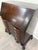 Chippendale Vintage Chippendale Style Fall Front Drop Front Secretary Desk For Sale - Image 3 of 11